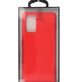 2,0 mm tyk mode farve TPU taske til Samsung Galaxy Note 20 Rød