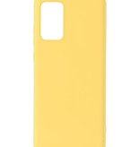 2.0mm Thick Fashion Color TPU Case for Samsung Galaxy Note 20 Yellow