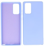 2.0mm Dikke Fashion Color TPU Hoesje voor Samsung Galaxy Note 20 Paars
