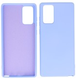 2.0mm Thick Fashion Color TPU Case for Samsung Galaxy Note 20 Purple