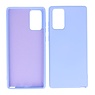 Coque en TPU couleur mode épaisse de 2,0 mm pour Samsung Galaxy Note 20 Violet