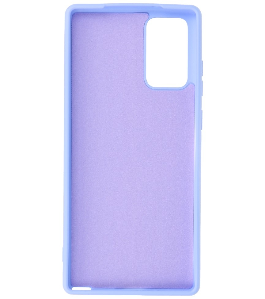 2,0 mm tyk mode farve TPU taske til Samsung Galaxy Note 20 lilla