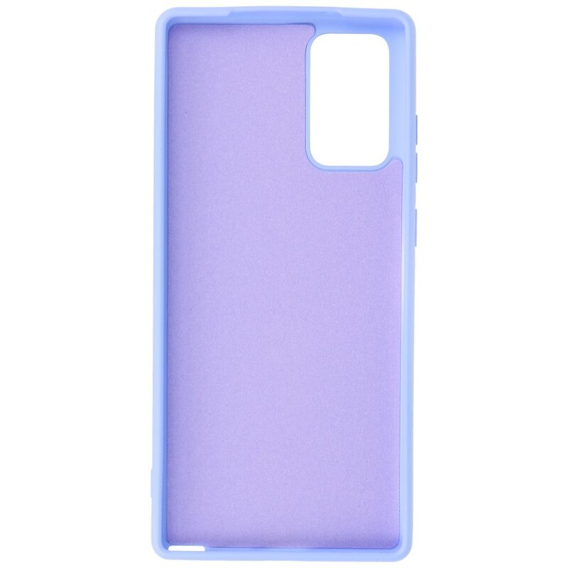 Custodia in TPU di colore moda spesso 2,0 mm per Samsung Galaxy Note 20 viola