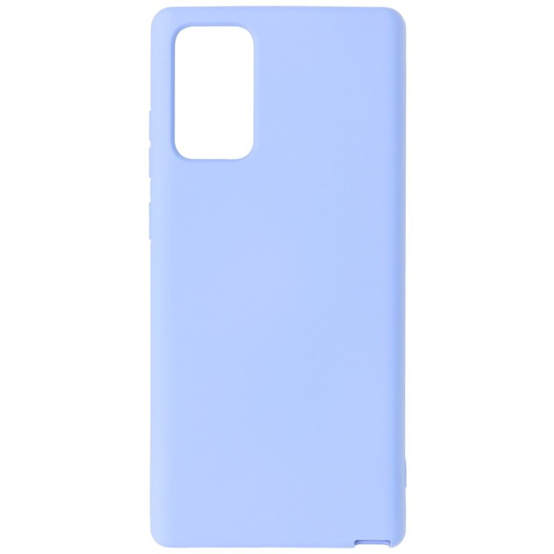 Custodia in TPU di colore moda spesso 2,0 mm per Samsung Galaxy Note 20 viola