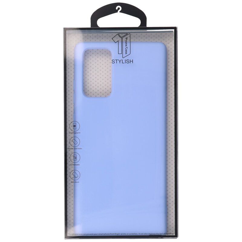 Custodia in TPU di colore moda spesso 2,0 mm per Samsung Galaxy Note 20 viola