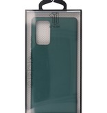 2,0 mm dicke Modefarbe TPU-Hülle für Samsung Galaxy Note 20 Dunkelgrün