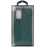 2,0 mm tyk mode farve TPU taske til Samsung Galaxy Note 20 mørkegrøn