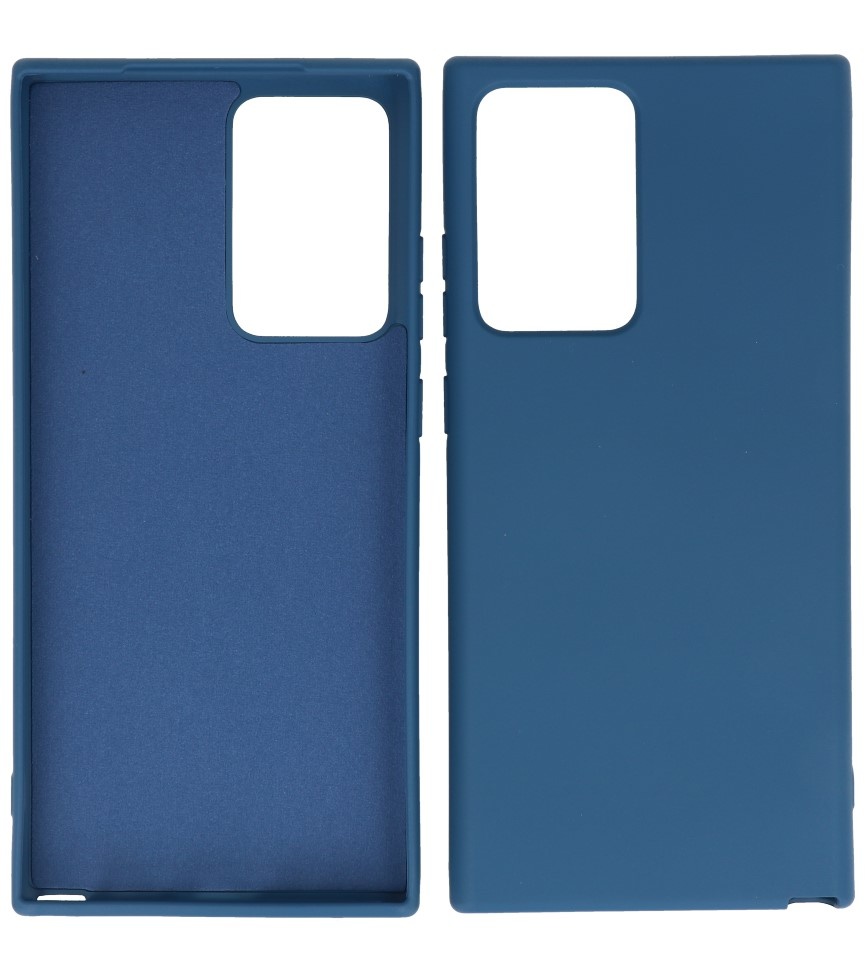 2,0 mm dicke Modefarbe TPU-Hülle für Samsung Galaxy Note 20 Ultra Navy