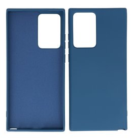 Carcasa de TPU de color de moda gruesa de 2.0 mm para Samsung Galaxy Note 20 Ultra Navy