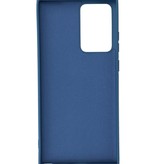 2,0 mm tyk mode farve TPU taske til Samsung Galaxy Note 20 Ultra Navy