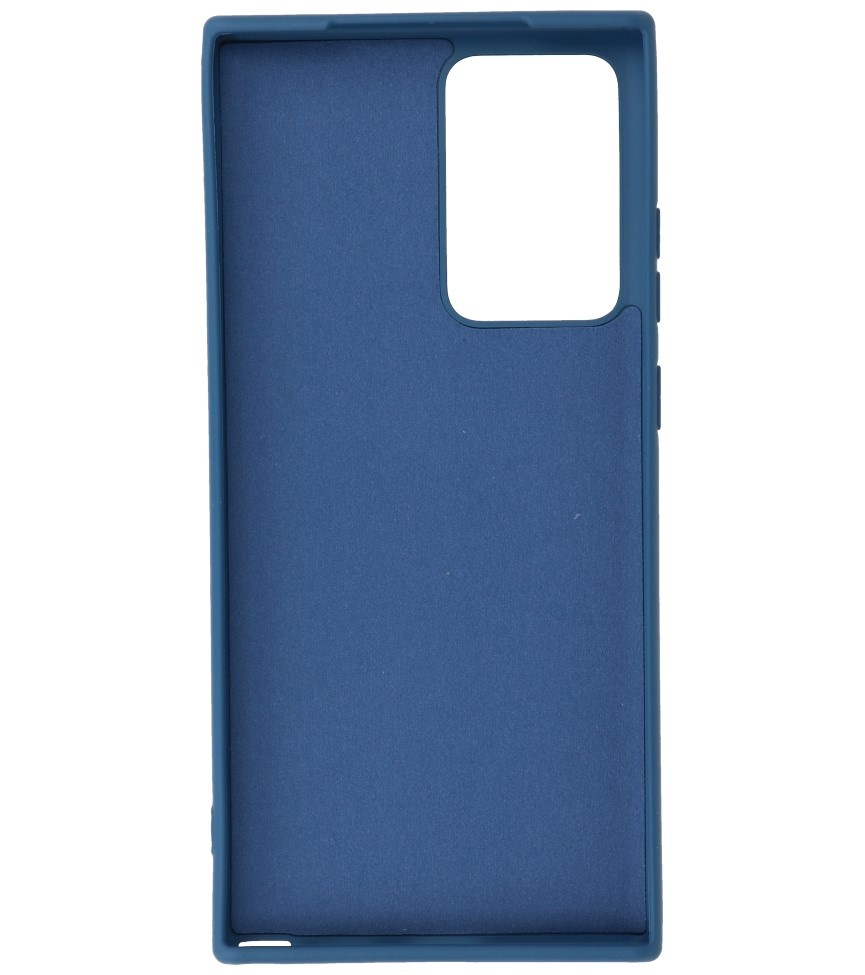Coque en TPU couleur tendance de 2,0 mm d'épaisseur pour Samsung Galaxy Note 20 Ultra Navy