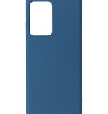 Carcasa de TPU de color de moda de 2.0 mm de espesor para Samsung Galaxy Note 20 Ultra Navy
