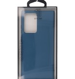 2,0 mm tyk mode farve TPU taske til Samsung Galaxy Note 20 Ultra Navy