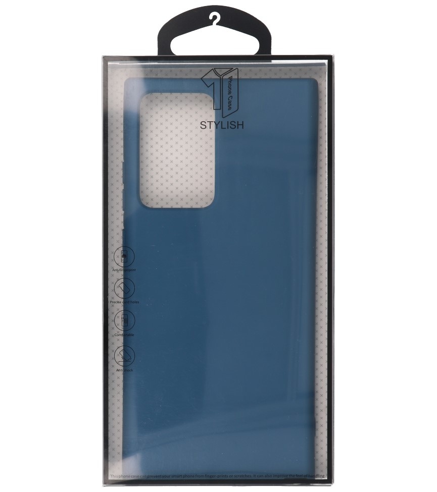 2,0 mm dicke Modefarbe TPU-Hülle für Samsung Galaxy Note 20 Ultra Navy