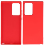 Custodia in TPU di colore moda spesso 2,0 mm per Samsung Galaxy Note 20 Ultra Red