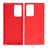 Coque en TPU couleur mode épaisse de 2,0 mm pour Samsung Galaxy Note 20 Ultra Rouge