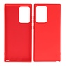Funda de TPU de color de moda gruesa de 2.0 mm para Samsung Galaxy Note 20 Ultra rojo