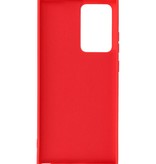 2,0 mm dicke Modefarbe TPU-Hülle für Samsung Galaxy Note 20 Ultra Red