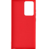 2.0mm Dikke Fashion Color TPU Hoesje voor Samsung Galaxy Note 20 Ultra Rood