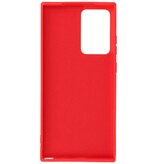 Custodia in TPU di colore moda spesso 2,0 mm per Samsung Galaxy Note 20 Ultra Red