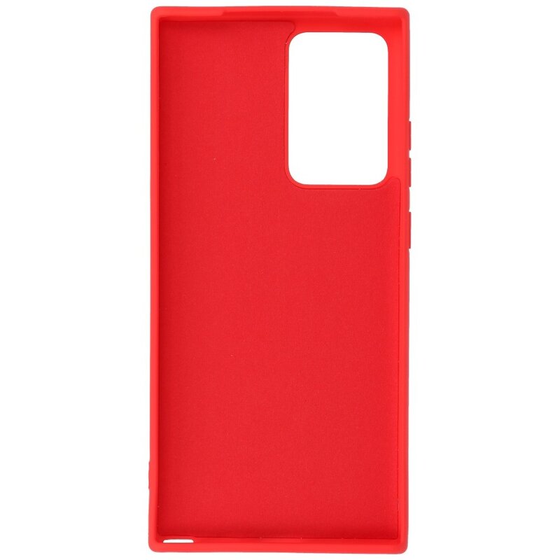 Custodia in TPU di colore moda spesso 2,0 mm per Samsung Galaxy Note 20 Ultra Red