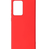 2,0 mm dicke Modefarbe TPU-Hülle für Samsung Galaxy Note 20 Ultra Red