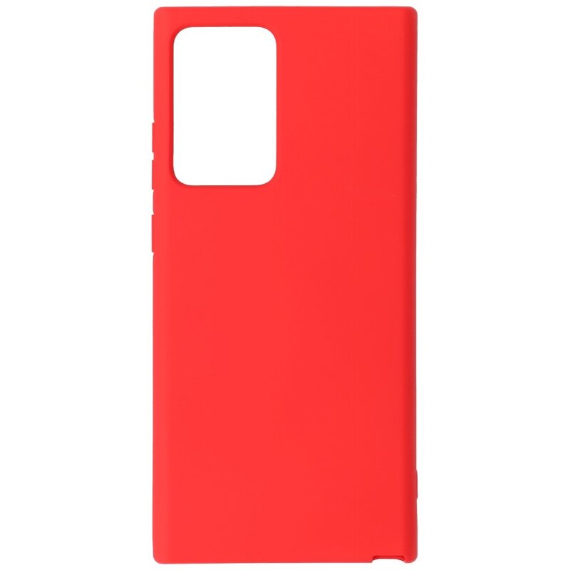 Custodia in TPU di colore moda spesso 2,0 mm per Samsung Galaxy Note 20 Ultra Red