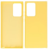 2.0mm Thick Fashion Color TPU Case for Samsung Galaxy Note 20 Ultra Yellow