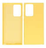 Custodia in TPU color moda spessa 2,0 mm per Samsung Galaxy Note 20 Ultra Yellow