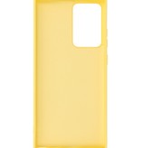 2.0mm Thick Fashion Color TPU Case for Samsung Galaxy Note 20 Ultra Yellow