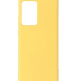 Custodia in TPU color moda spessa 2,0 mm per Samsung Galaxy Note 20 Ultra Yellow