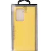 Estuche de TPU de color de moda de 2.0 mm de espesor para Samsung Galaxy Note 20 Ultra amarillo