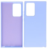 2,0 mm dicke Modefarbe TPU-Hülle für Samsung Galaxy Note 20 Ultra Purple