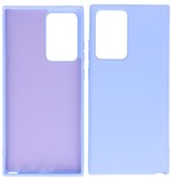 Custodia in TPU di colore moda spesso 2,0 mm per Samsung Galaxy Note 20 Ultra Purple