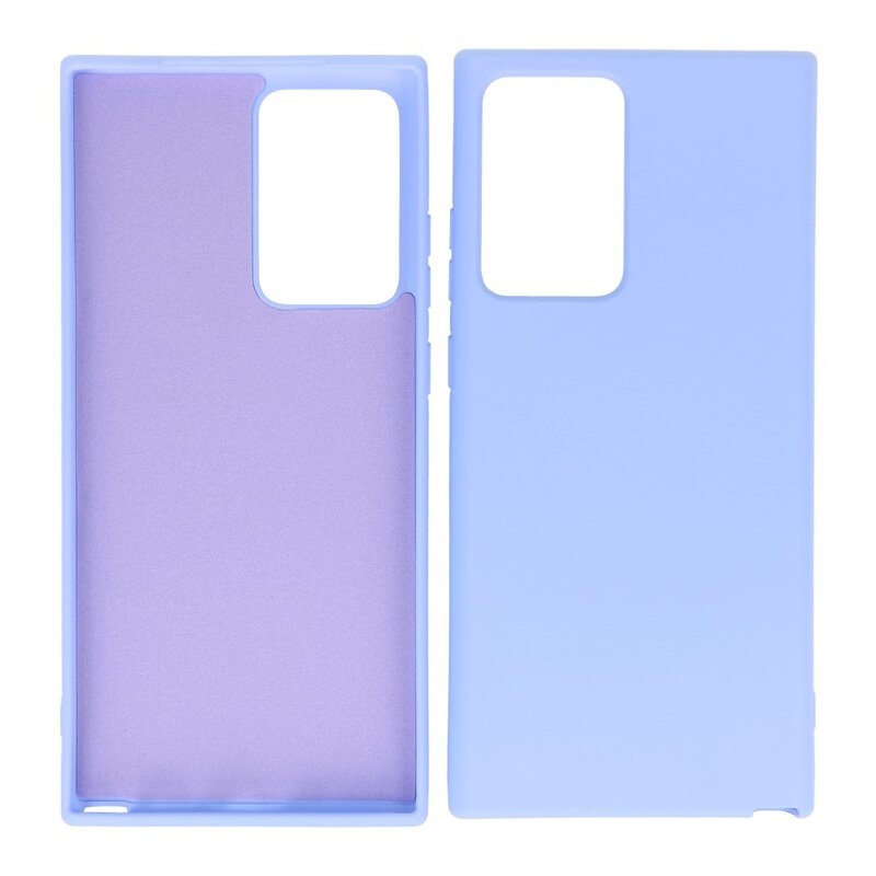 Custodia in TPU di colore moda spesso 2,0 mm per Samsung Galaxy Note 20 Ultra Purple