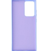 2.0mm Thick Fashion Color TPU Case for Samsung Galaxy Note 20 Ultra Purple