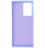 2,0 mm tyk mode farve TPU taske til Samsung Galaxy Note 20 ultra lilla