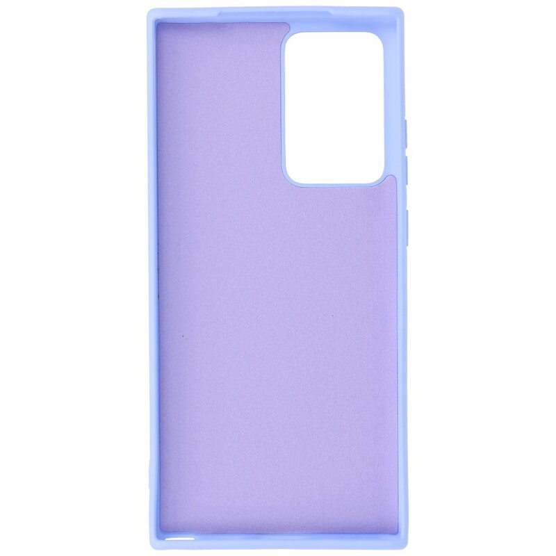 Custodia in TPU di colore moda spesso 2,0 mm per Samsung Galaxy Note 20 Ultra Purple