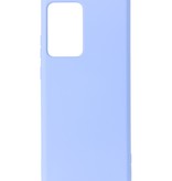 Custodia in TPU di colore moda spesso 2,0 mm per Samsung Galaxy Note 20 Ultra Purple