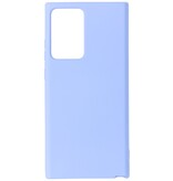 Custodia in TPU di colore moda spesso 2,0 mm per Samsung Galaxy Note 20 Ultra Purple