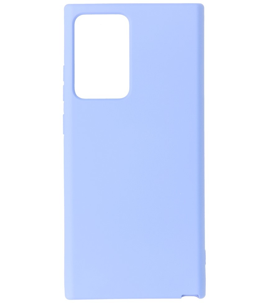 2,0 mm dicke Modefarbe TPU-Hülle für Samsung Galaxy Note 20 Ultra Purple