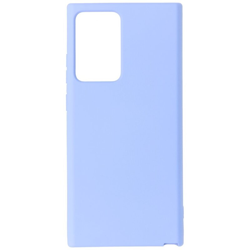 Custodia in TPU di colore moda spesso 2,0 mm per Samsung Galaxy Note 20 Ultra Purple