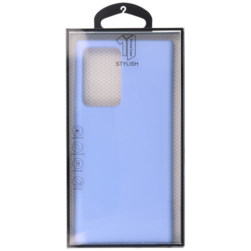 Custodia in TPU di colore moda spesso 2,0 mm per Samsung Galaxy Note 20 Ultra Purple