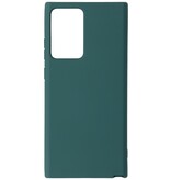 2,0 mm dicke Modefarbe TPU-Hülle für Samsung Galaxy Note 20 Ultra Dark Green