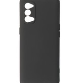 Estuche de TPU de color de moda de 2.0 mm de espesor para Oppo Reno 4 Pro 5G Negro