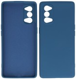 2.0mm Dikke Fashion Color TPU Hoesje voor Oppo Reno 4 Pro 5G Navy