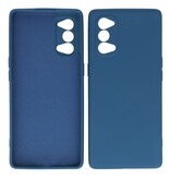 Estuche de TPU de color de moda grueso de 2.0 mm para Oppo Reno 4 Pro 5G Navy