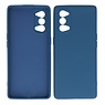 2.0mm Dikke Fashion Color TPU Hoesje Oppo Reno 4 Pro 5G Navy