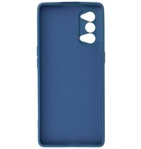 2,0 mm tyk mode farve TPU taske til Oppo Reno 4 Pro 5G Navy