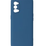 Coque en TPU couleur tendance de 2,0 mm d'épaisseur pour Oppo Reno 4 Pro 5G Navy